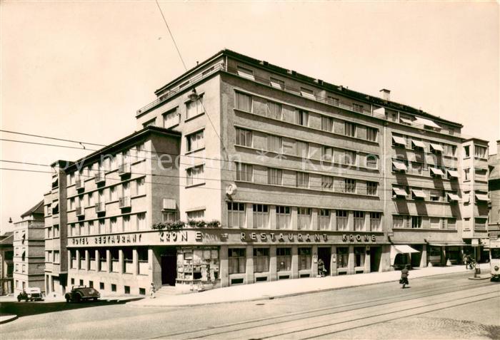 13792101 Zuerich ZH Hôtel Krone Unterstrass avec tram Zuerich ZH