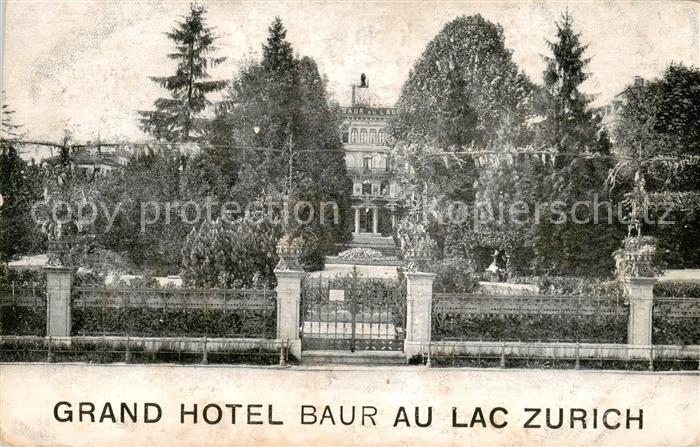 13792914 Zurich ZH Grand Hôtel Baur au Lac Zuerich ZH