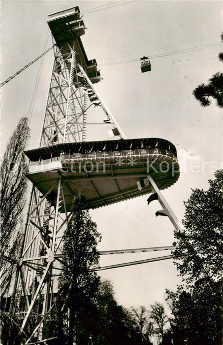 13792928 Zuerich ZH Exposition nationale suisse - Tour de téléphérique avec restaurant