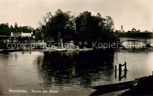 13793913 Rheinfelden AG Partie sur le Rhin - Haus-Salmegg - Île et Rheinbruecke R