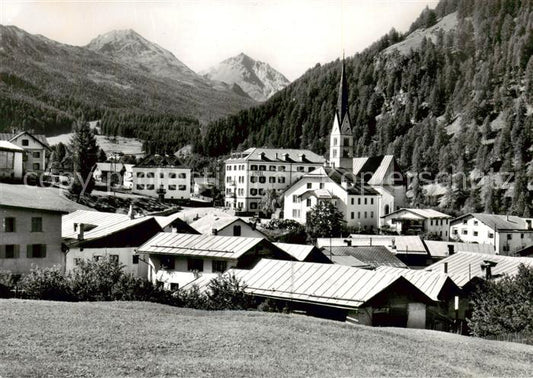 13794338 Sta Maria Muensterthal Gesamtansicht geg. Piz d Aint Sta Maria Muenster