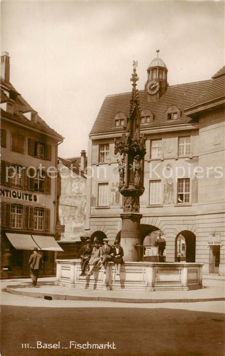 13794454 Basel BS Fischmarkt - Brunnen Basel BS