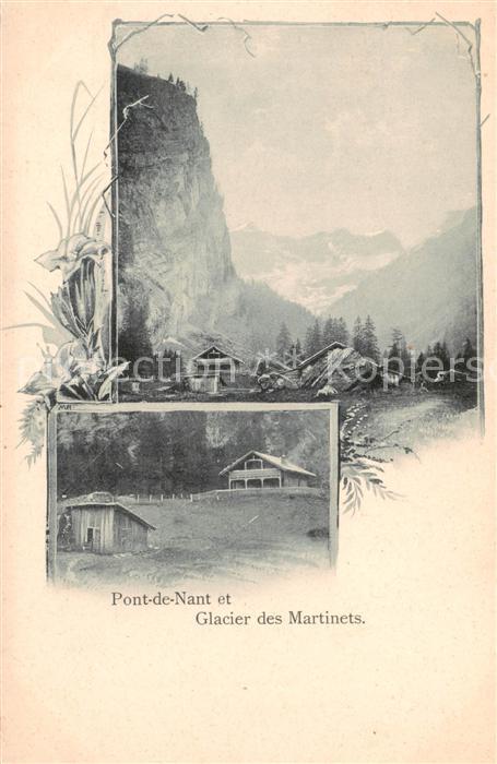 13794521 Pont-de-Nant Bex VD Teilansicht u. Glacier des Martinets