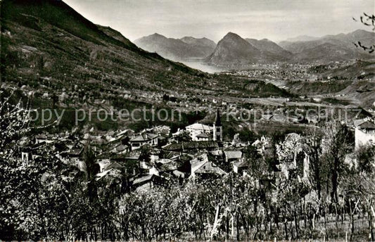 13794992 Lugano Lago di Lugano TI Vue de Lugano