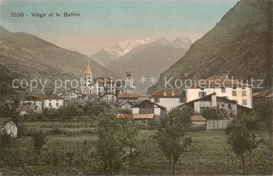 13797460 Viege Visp VS Village et Balfrin