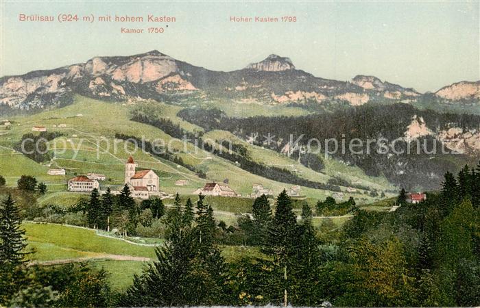 13797472 Bruelisau IR vue panoramique sur les Alpes appenzelloises Hoher Kasten