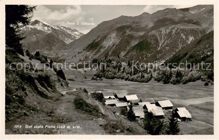 13797477 Giof Piotta TI Panorama Passo San Gottardo