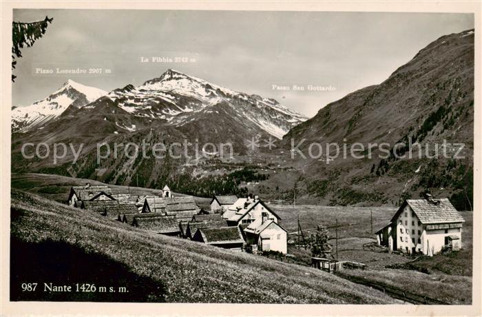 13797487 Nante Airolo TI Panorama village de montagne Alpes