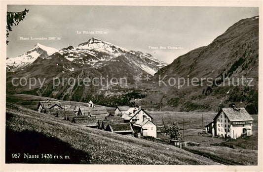 13797487 Nante Airolo TI Panorama village de montagne Alpes