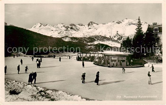 13797492 Pontresina Kurvereinsrink Patinoire Alpes Pontresina