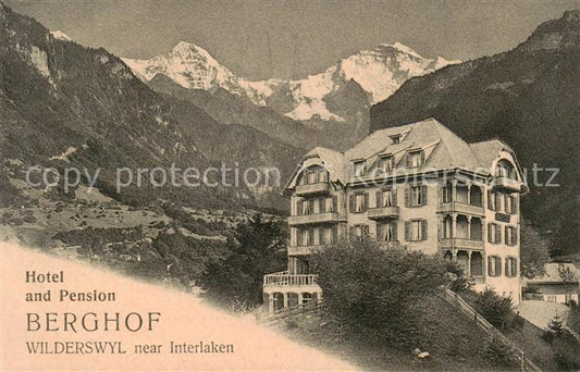 13797494 Wilderswyl Wilderswil BE Hôtel Pension Berghof Alpes bernoises