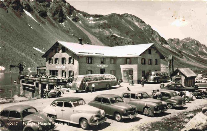 14014407 Flueela-Hospitz 2389m Flueelapass GR Panorama