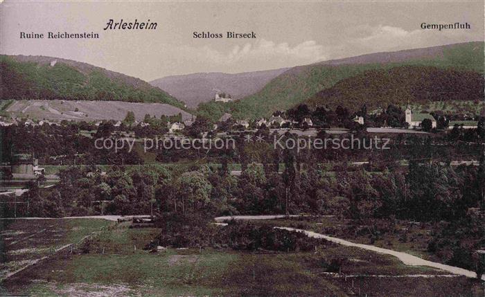 14015289 Arlesheim BL Ruine Reichenstein Schloss Birseck Gempenfluh