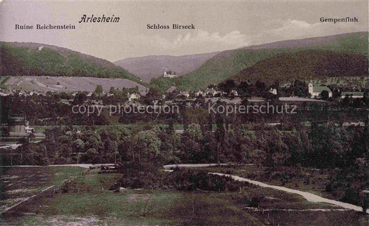 14015289 Arlesheim BL Ruine Reichenstein Schloss Birseck Gempenfluh