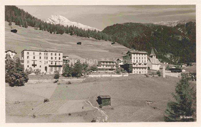 14015295 Wiesen Albula GR Panorama