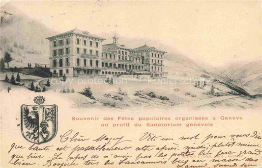 14015337 GENEVE Genf GE Sanatorium genevois