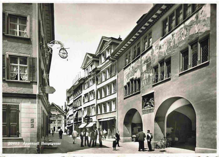 14016038 Appenzell IR Hauptgasse