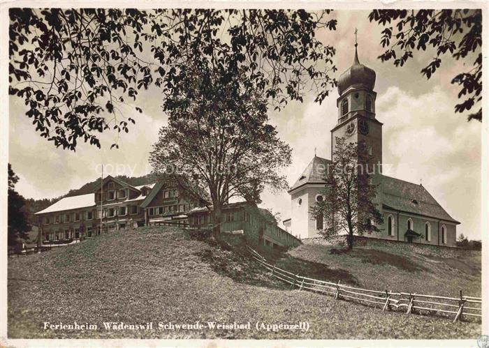 14016042 Schwende Appenzell IR Ferienheim Waedenswil Kirche