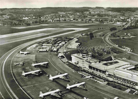 14016105 ZueRICH  ZH Flughafen Zuerich Kloten Fliegeraufnahme