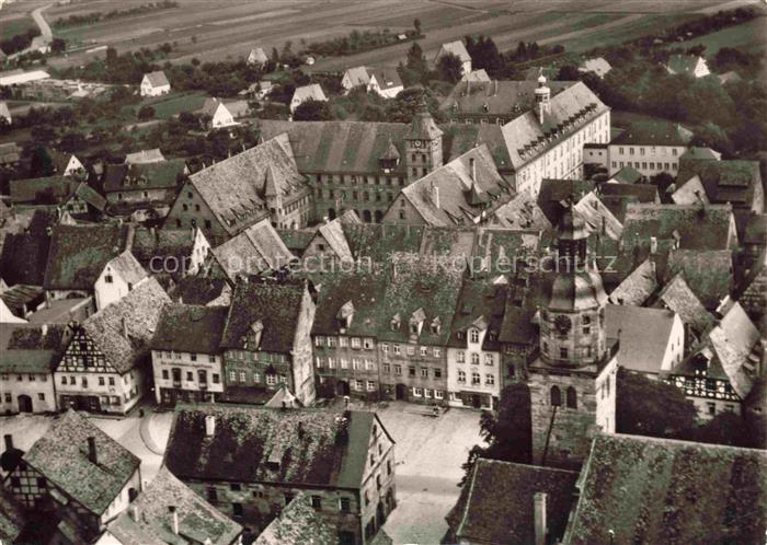 14018356 Altdorf  UR Marktplatz und Wichernhaus Fliegeraufnahme