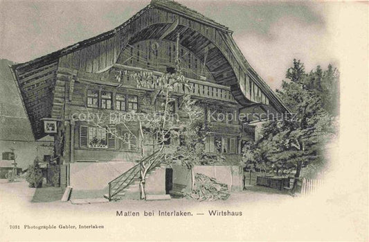 14018597 Matten Interlaken BE Wirtshaus