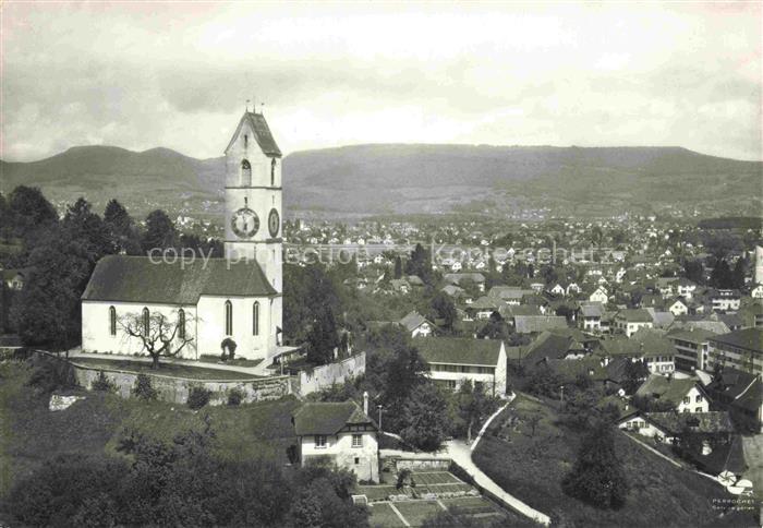 14019464 Suhr Aarau AG Fliegeraufnahme Kirche