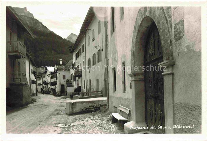 14019493 St Maria Muensterthal GR Dorfpartie