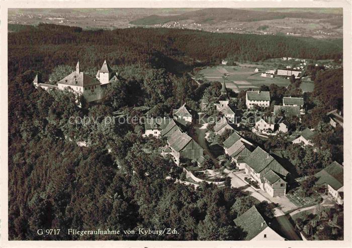 14019507 Kyburg ZH Fliegeraufnahme