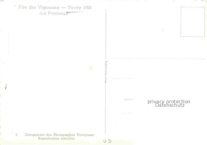 14019515 VEVEY VD Fête des Vignerons Le Printtemp