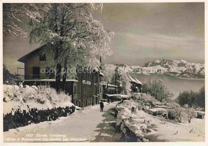 14019524 Uetliberg uetliberg ZH Hôtel Restaurant Uto Staffel avec Glaernisch