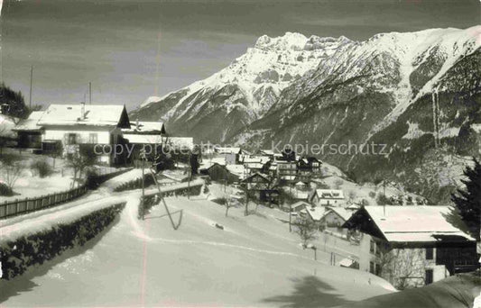 14007343 Les Granges sur Salvan VS Winterpanorama Alpen