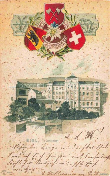 14008396 Biel Bienne BE Technikum Wappen