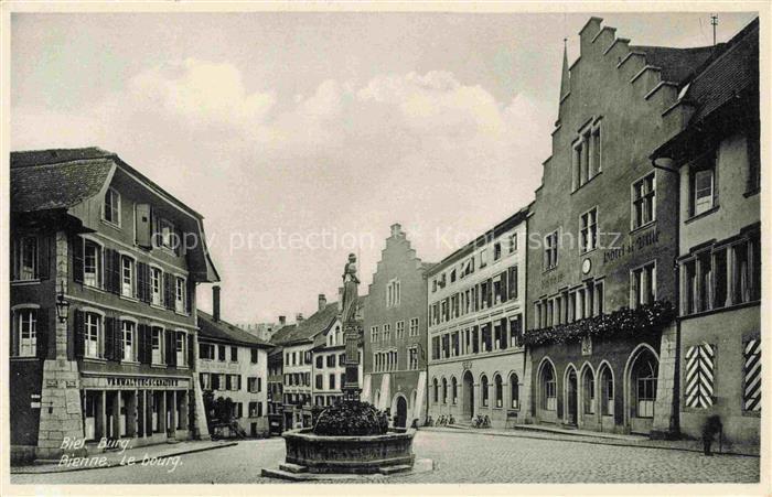 14008544 Biel Bienne BE Stadtzentrum Altstadt Brunnen