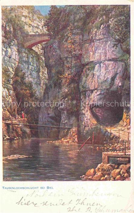 14008944 Biel Bienne BE Les Gorges du Taubenloch Taubenlochschlucht