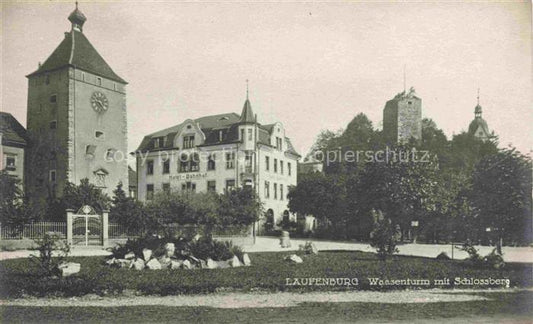 14011235 Laufenburg AG Wasserturm mit Schlossberg