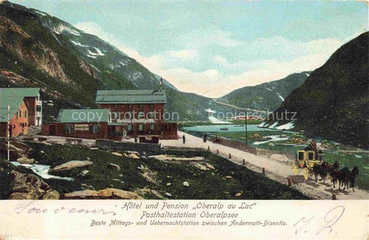 14021559 Oberalpsee UR Hotel Pension Oberalp au Lac