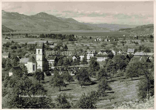 14021774 Uznach SG Kreuzkirche Panorama