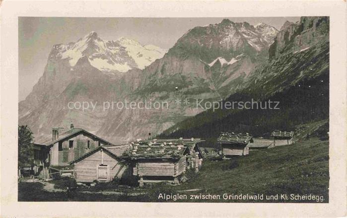 14022113 Alpiglen Grindelwald BE mit Kl Scheidegg