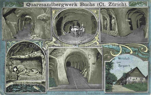 14022278 Buchs ZH Quarzsandbergwerk Buch Details Wirtschaft zum Bergwerk