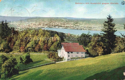 14022306 Baldern  uetliberg ZH mit Aussicht gegen Zuerich