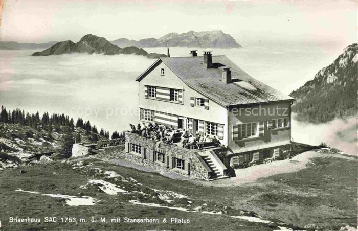 14022318 Brisenhaus 1753m Kerns OW mit Stanserhorn und Pilatus