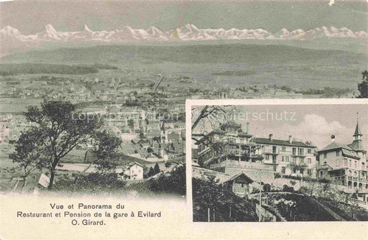 14022359 Evilard-sur-Bienne Evilard-Leubringen Biel BE Vue et Panorama du Restau