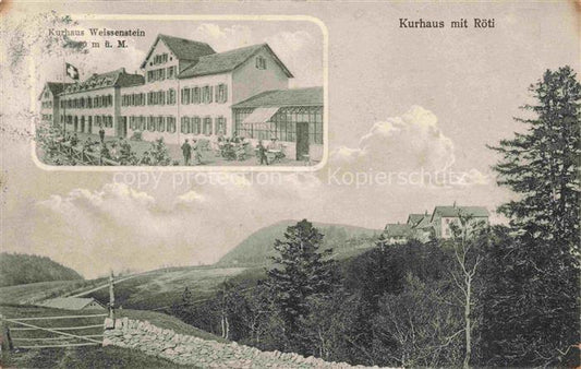 14022364 Weissenstein 1300m SO Kurhaus Weissenstein Kurhaus mit Roeti