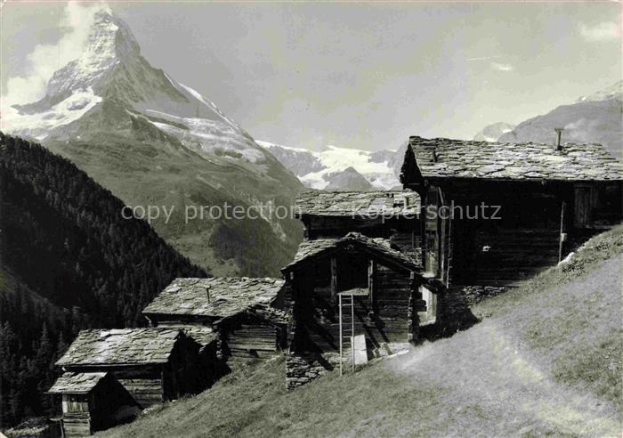 14022882 ZERMATT VS Findeln avec Cervin