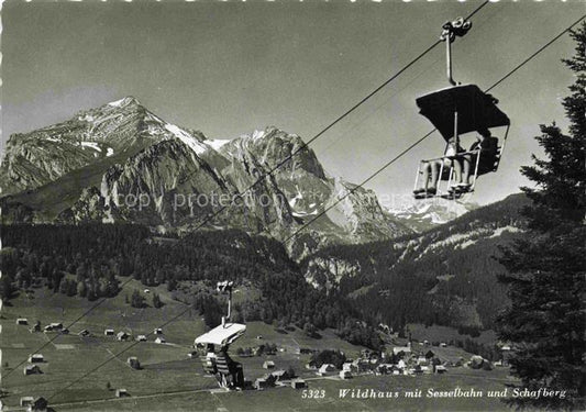 14022887 Wildhaus Toggenburg SG avec télésiège et Schafberg