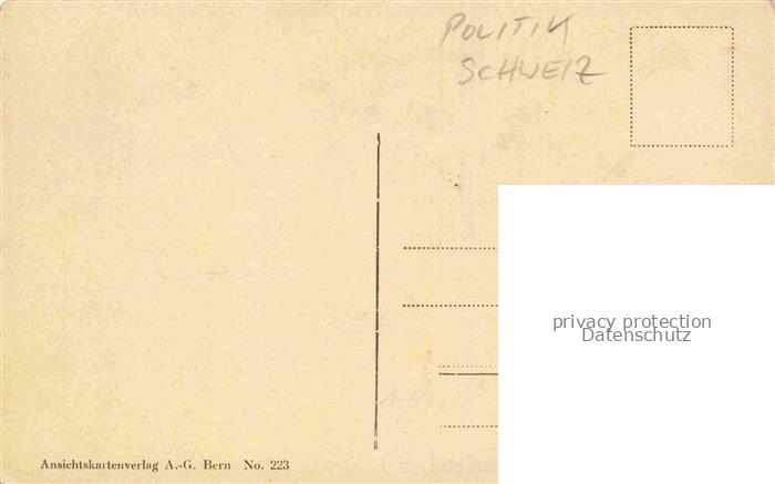 14019710 Politique Suisse BERN BE Conseillers fédéraux Les Conseillers Federaux Hoffmann D