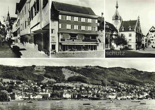 14023986 ZUG Lac de Zoug ZG Hôtel Restaurant Roessli am See Panorama