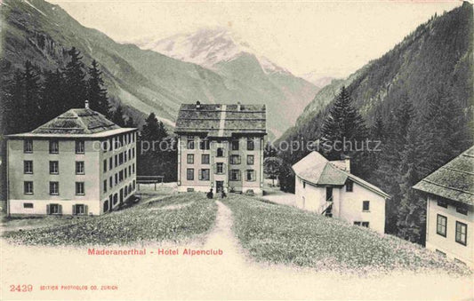 14024952 Maderanerthal Maderanertal Silenen UR Hotel Alpenclub