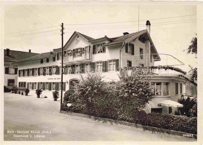 14025334 Elgg Winterthur ZH Reitinstitut Elgg Gasthaus zum Loewen