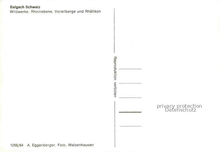 14025340 Balgach Rheintal SG Wildwerke Rheinebene Vorarlberge und Rhaetikon